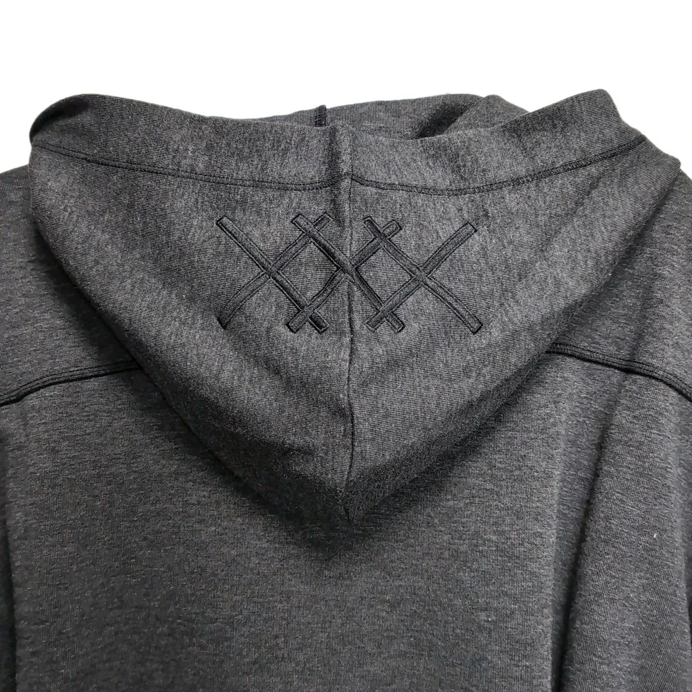 Rhone Hooded Belted Wrap Robe Mens Size S/M Black Heather Midweight NEW NWT $168 - Picture 4 of 10